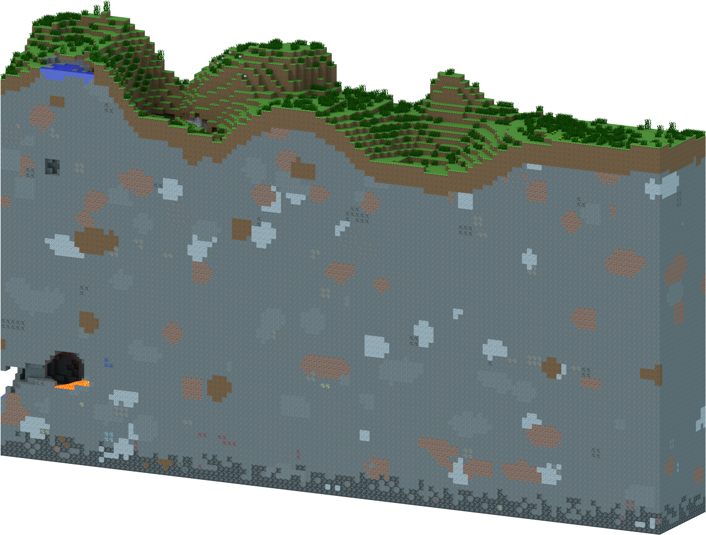 Log In To Report Abuse - Isometric Minecraft (3840x2160), Png Download
