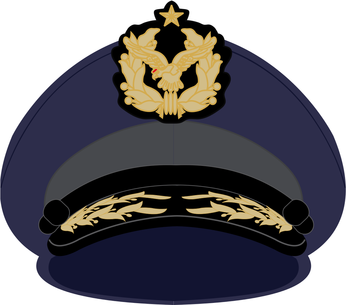 Gorras Fach1 Oficial General Gala - Air Force Cap Png (1146x1024), Png Download