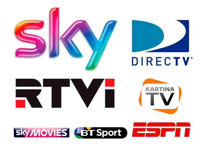 Satellite Tv Logos - Graphic Design (726x532), Png Download