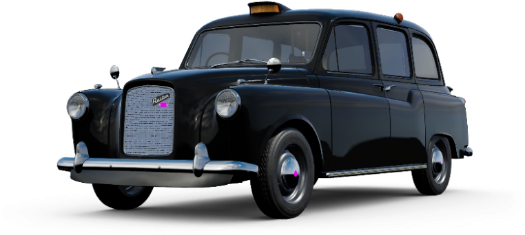 Forza Horizon 4 To Take Place In The Uk - Austin Taxi Fh4 (800x450), Png Download