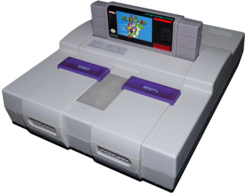 Retro Christmas Presents - Super Nintendo Entertainment System (900x727), Png Download