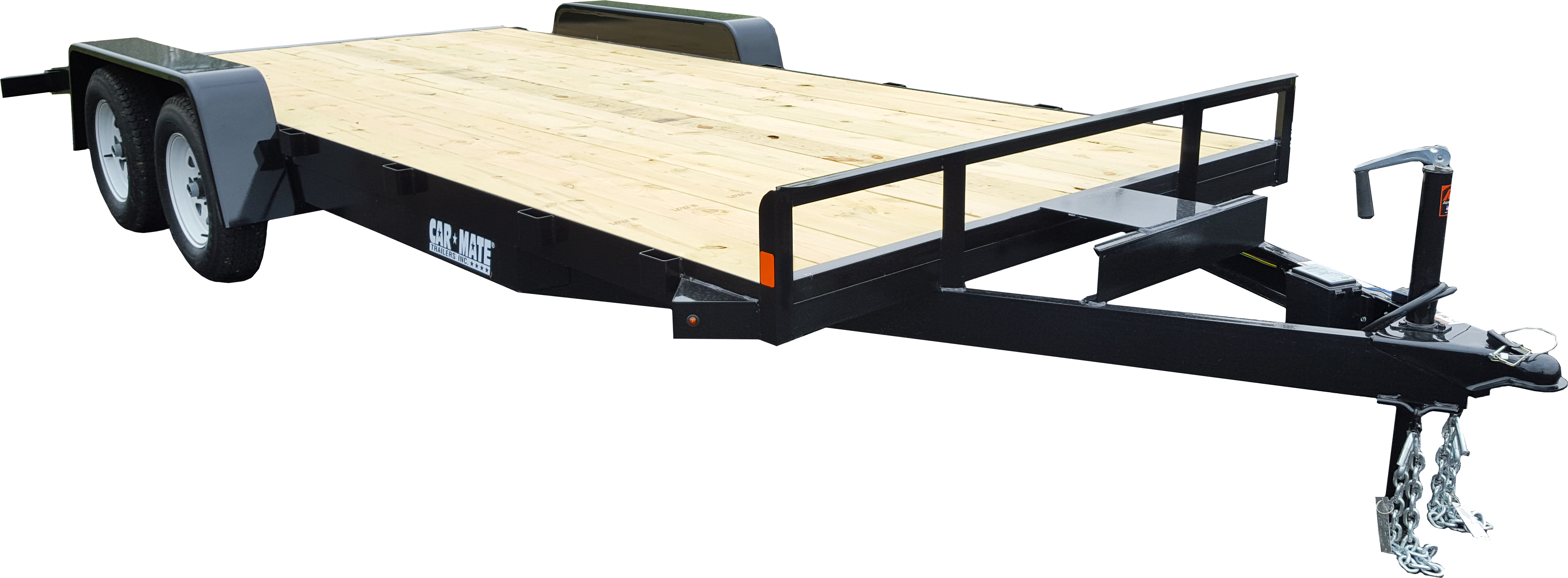 Equipment Trailer Angle Iron Open Car Full Treated - Car Utility Trailer (4714x1739), Png Download
