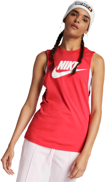 Nike Women's Sportswear Tank Ember Glow - Nike (600x600), Png Download