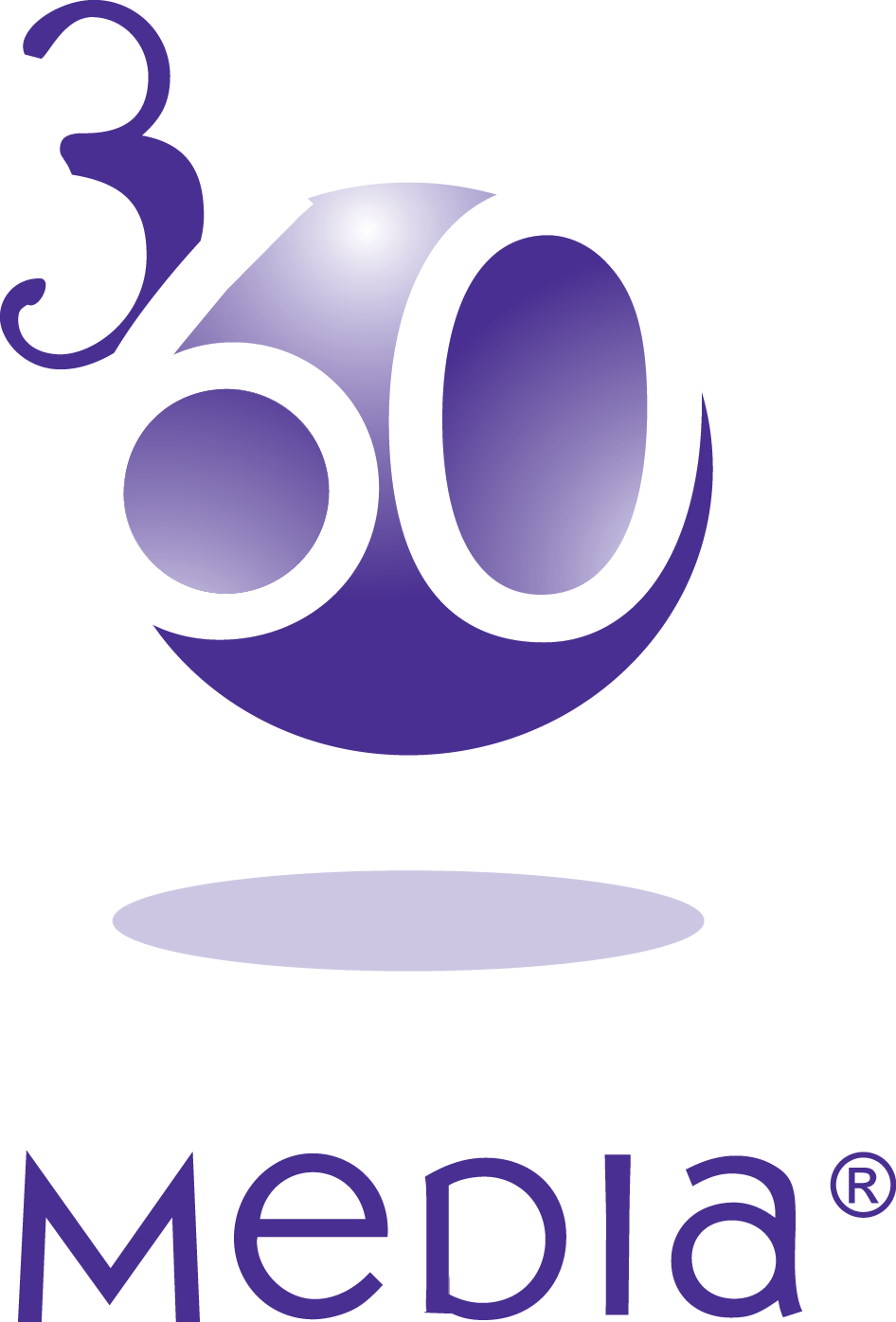 360media Logo Pms 267 Pantone (946x1396), Png Download