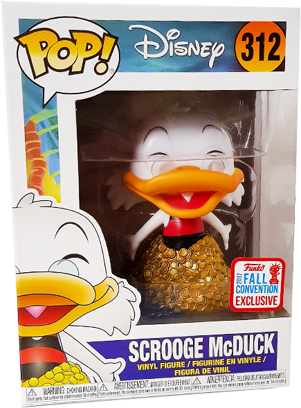 Scrooge Mcduck Nycc 2017 Us Exclusive Pop Vinyl Figure - Disney (600x600), Png Download