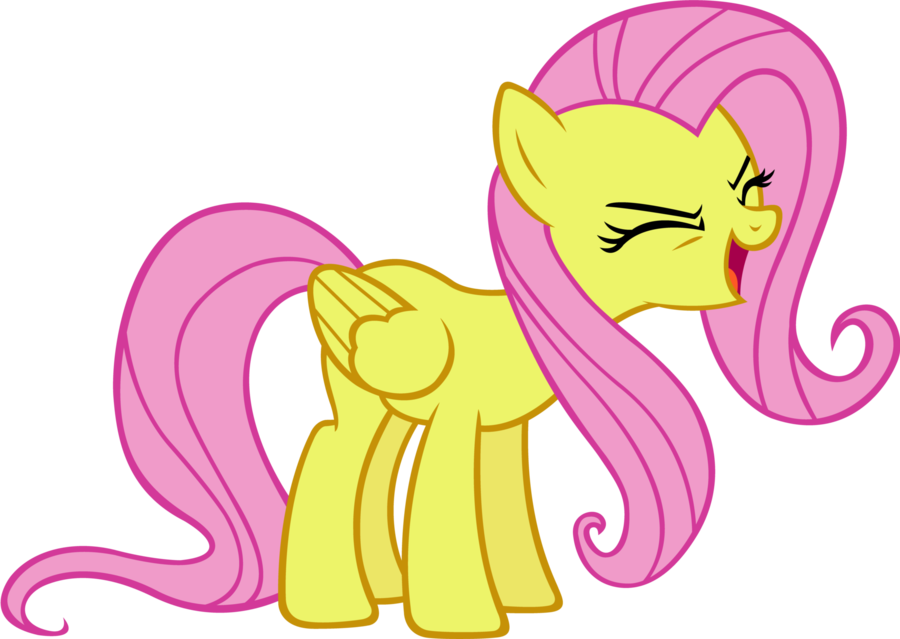 Flutteryay - Fluttershy Yay Vector (900x639), Png Download