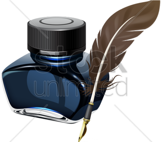Pen Clipart Bottle - Ink (640x480), Png Download