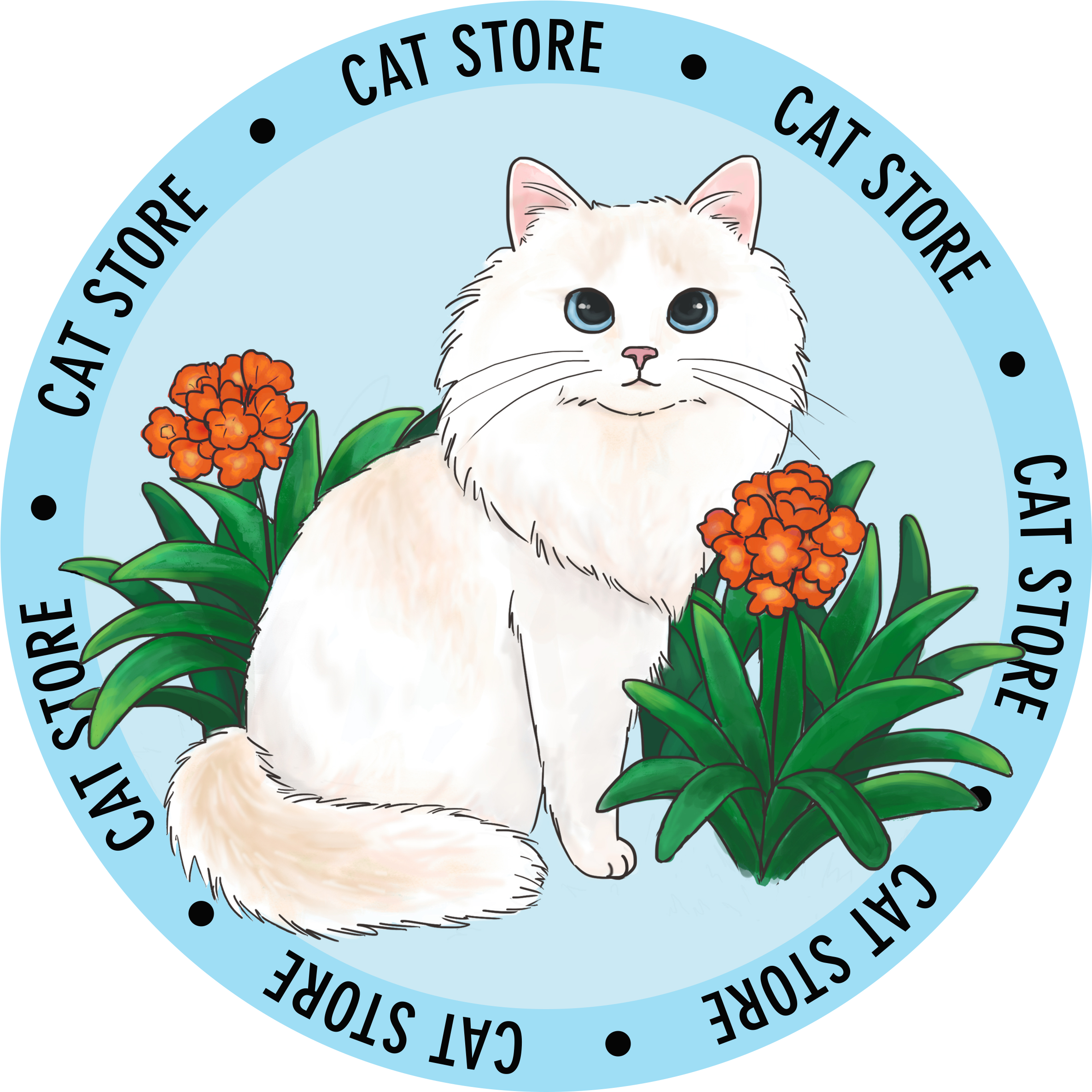 Cat Grabs Treat (2400x2400), Png Download