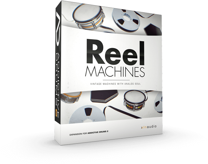 Reel Machines - Drums (758x620), Png Download