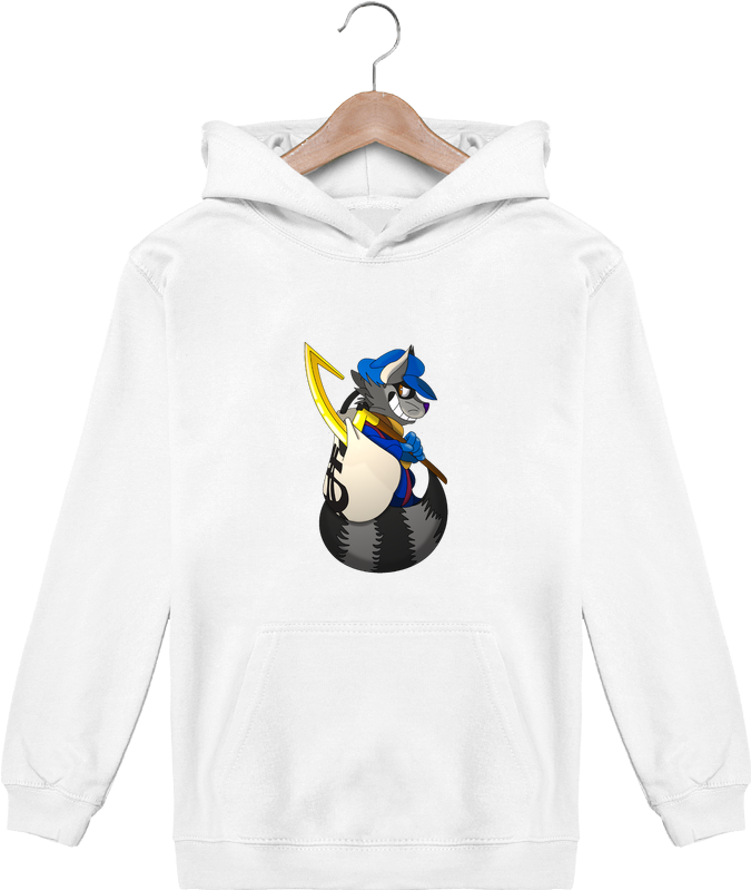 Sweat Enfant Sly Cooper Par La Taverne Du Geek - Sweatshirt (690x850), Png Download