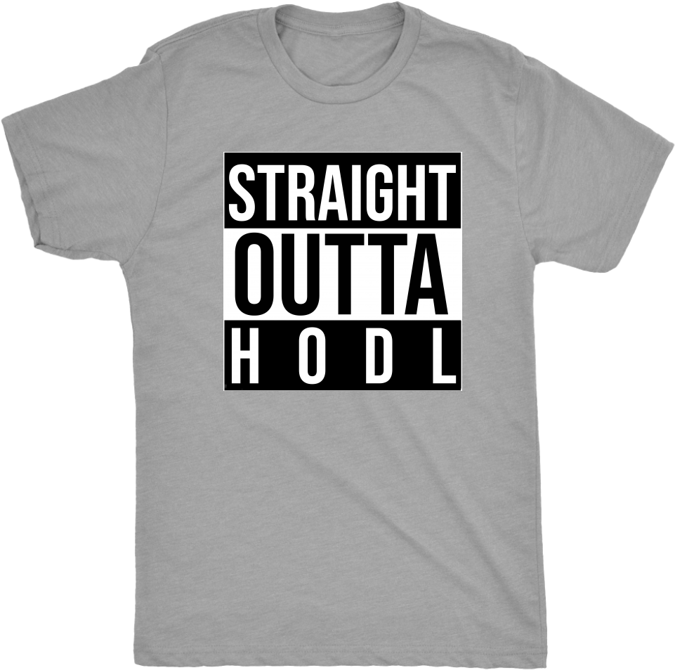 Straight Outta Hodl Mens Tee - Active Shirt (1024x1024), Png Download