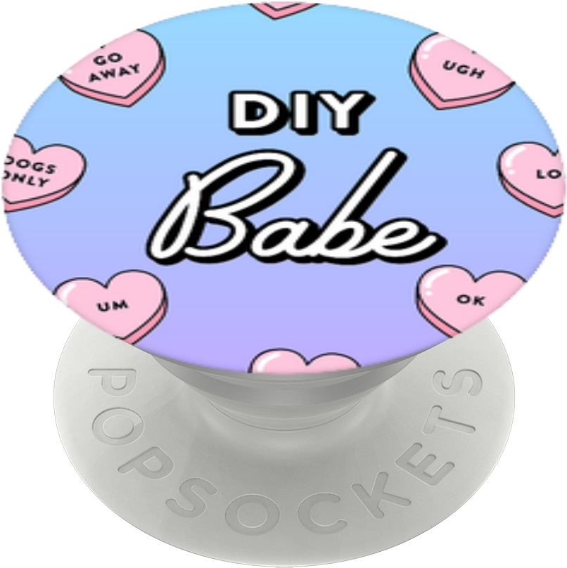 Diy Babe, Popsockets - Badge (989x1000), Png Download