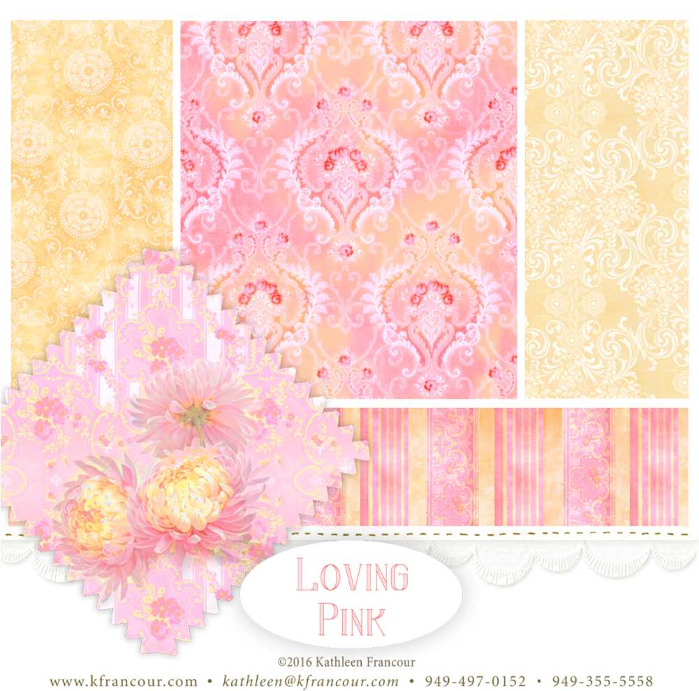 Loving Pink Gallery Page Slide Copy - Floral Design (1000x1000), Png Download