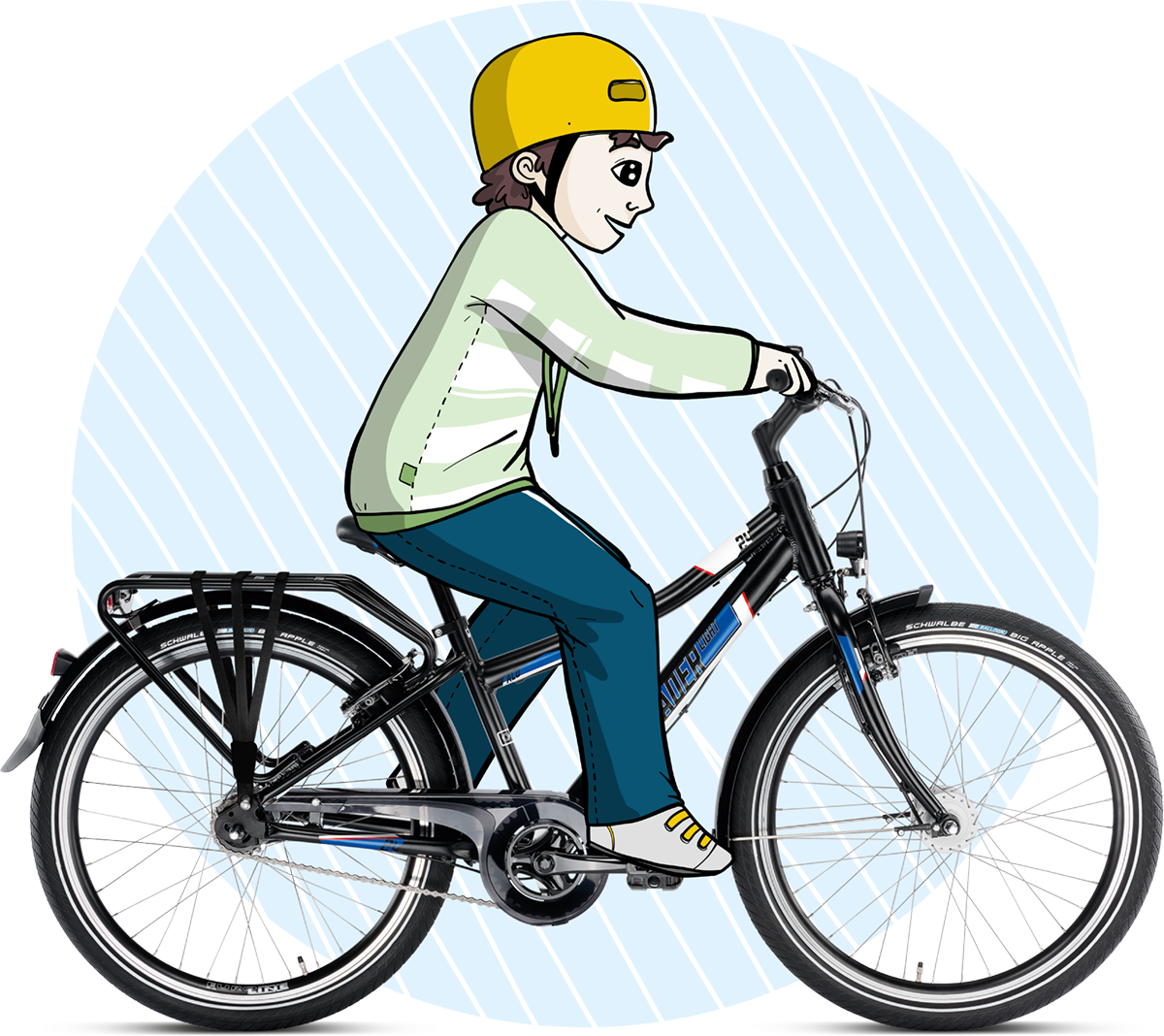Man Darf Um Keinen Preis Die Gegenwart Der Kinder Irgendeiner - Bicycle (1200x1068), Png Download