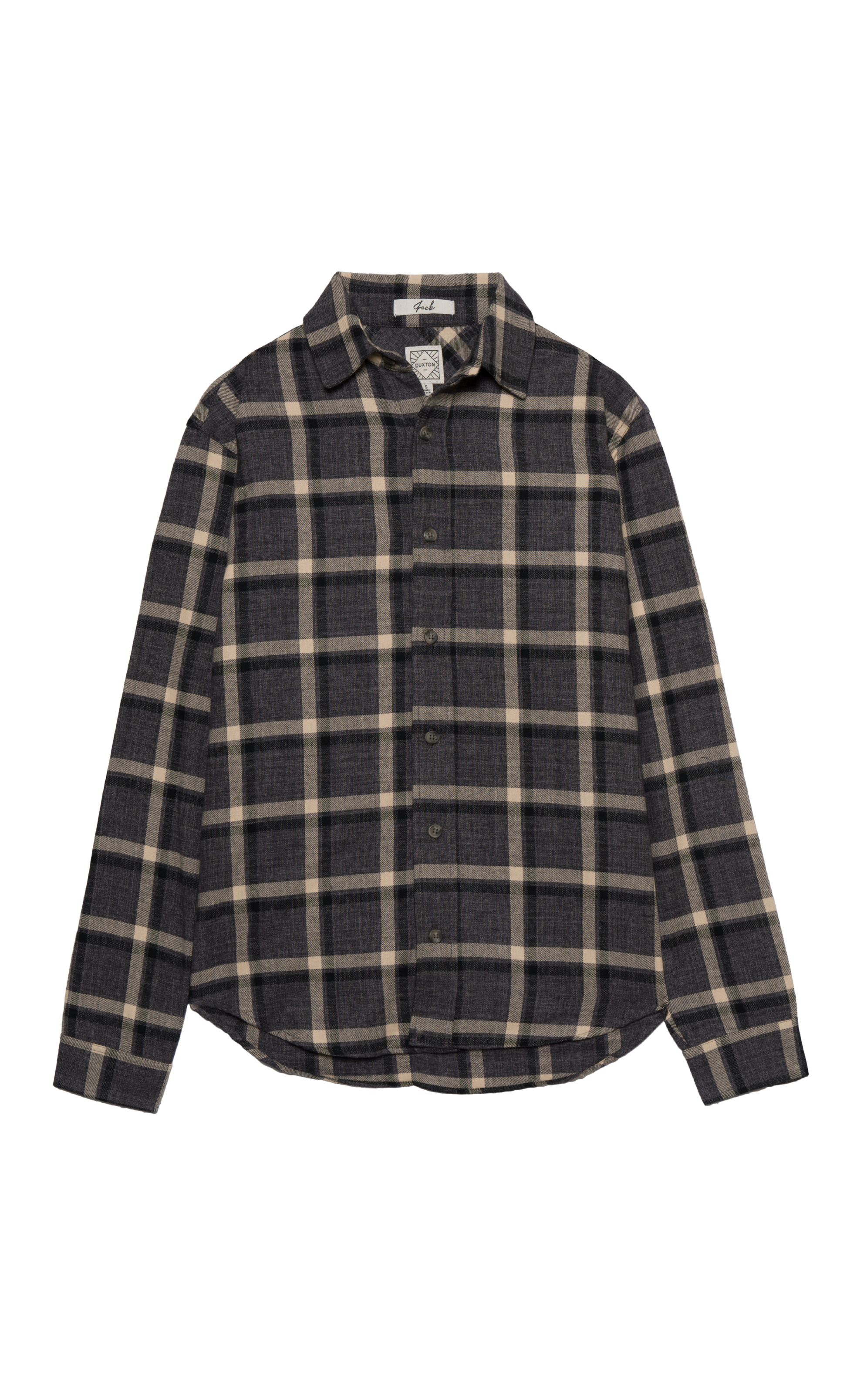 Jack Long Sleeve Button Down - Fabric (2000x3588), Png Download