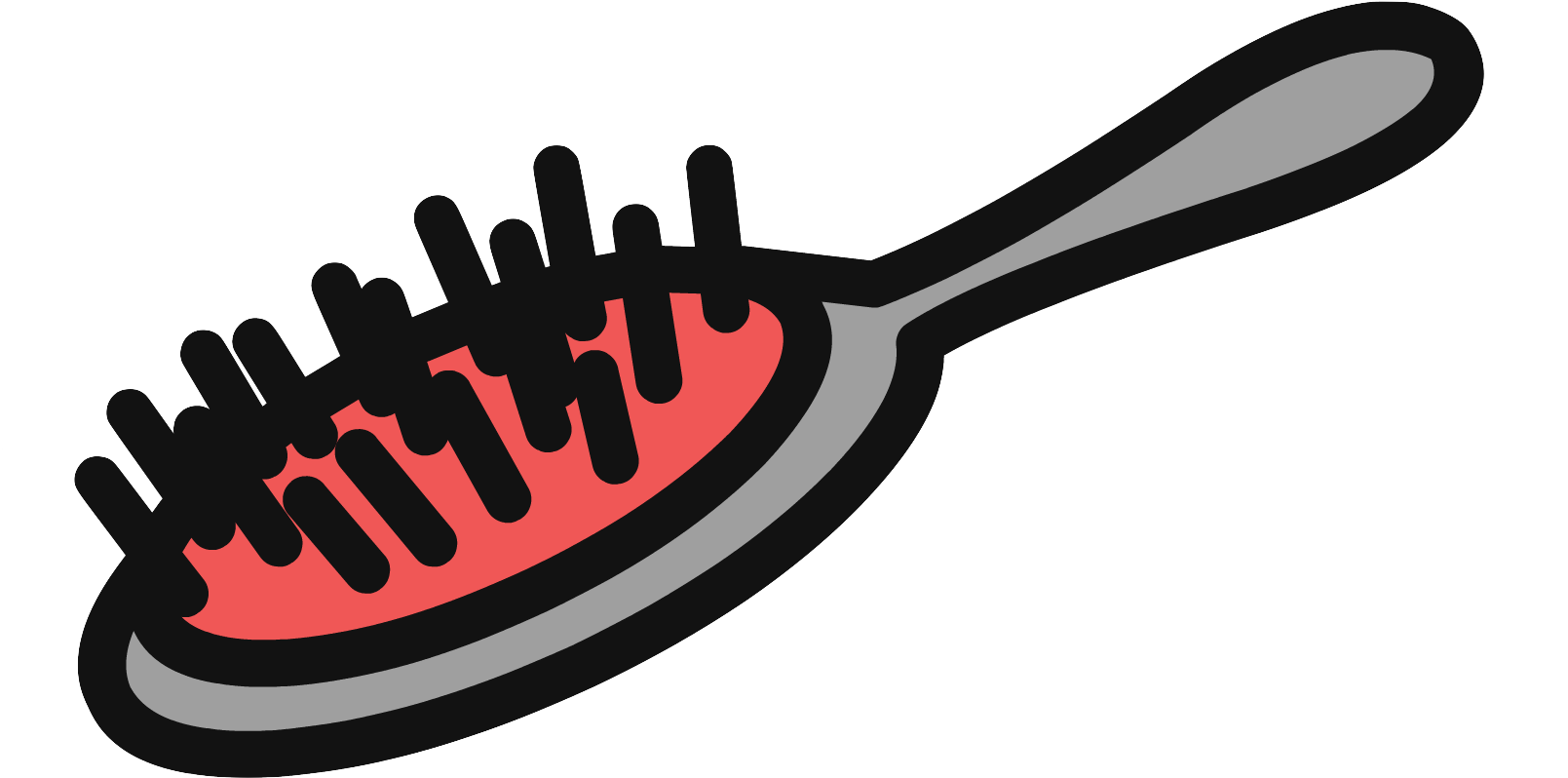 My Storybook - Hairbrush Clipart (1613x960), Png Download