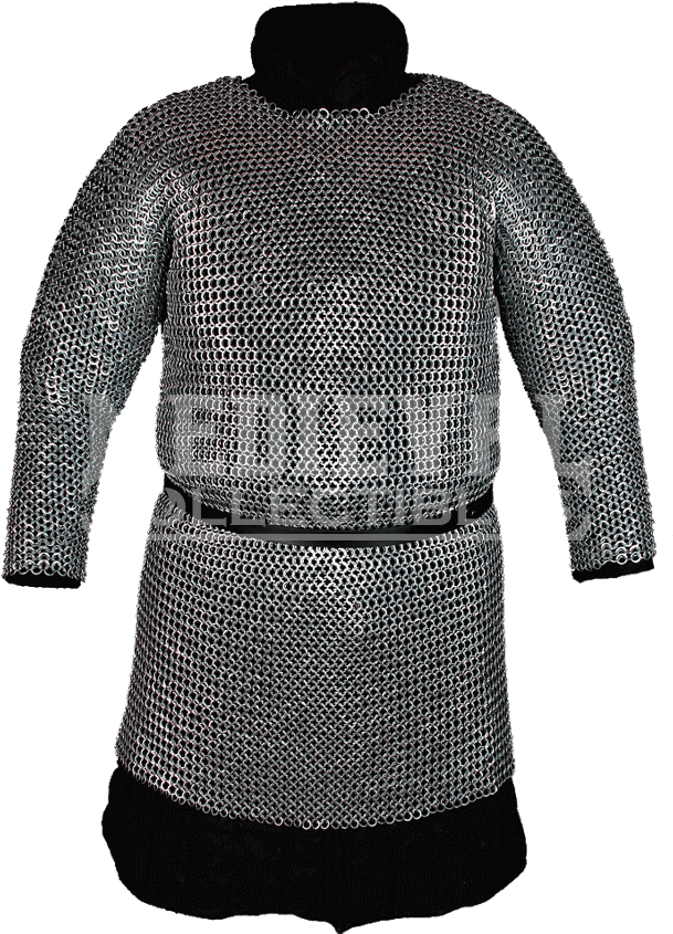 Richard Steel Flat Ring Chainmail Hauberk - Mail (850x850), Png Download