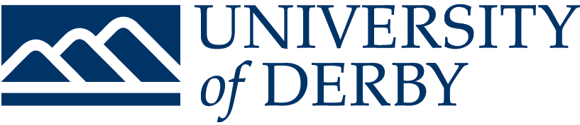 University Of Derby Skeleton No Background Png - Uni Of Derby Logo (945x354), Png Download