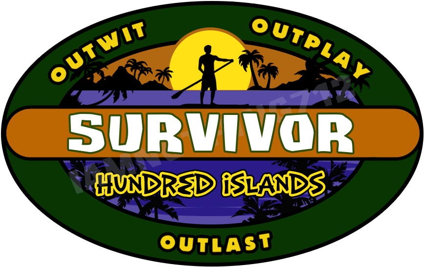 Hundred Islands Logo - Survivor (877x577), Png Download