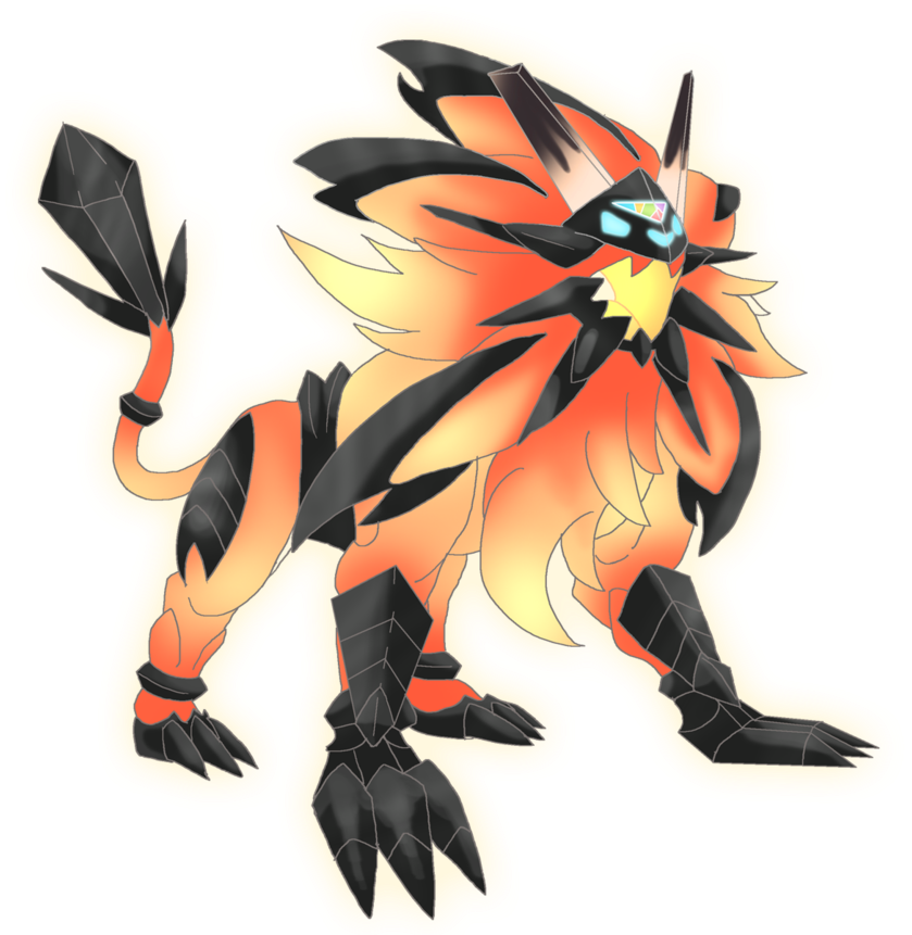 In All Honesty I Dont Like The New Forms For Solgaleo - Illustration (894x894), Png Download