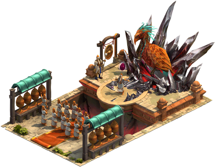 Phoenix Gong - Scale Model (746x600), Png Download