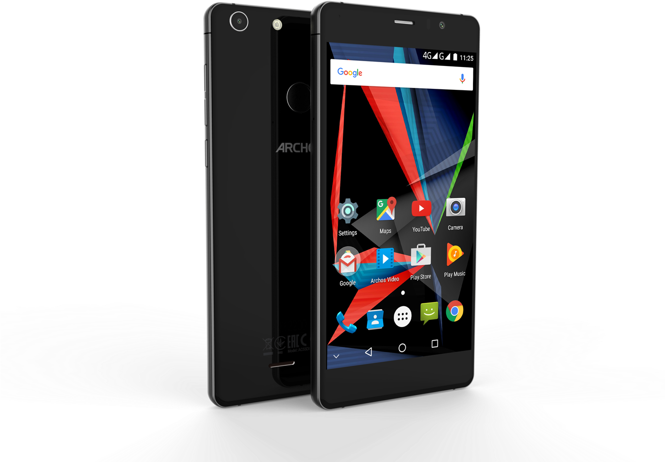 Gallery - Archos 55 Diamond Selfie (1370x1000), Png Download