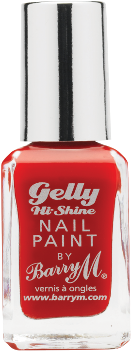 Gelly Nail Paint 04 Blood Orange - Nail Polish (800x800), Png Download