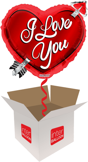 I Love You Arrow Heart - Love You Roses Hearts (568x568), Png Download