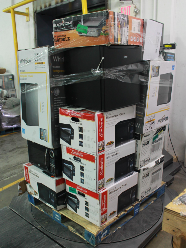 Pallet 16 Pcs Microwaves, Bar Refrigerators & Water - Shelf (1000x1000), Png Download