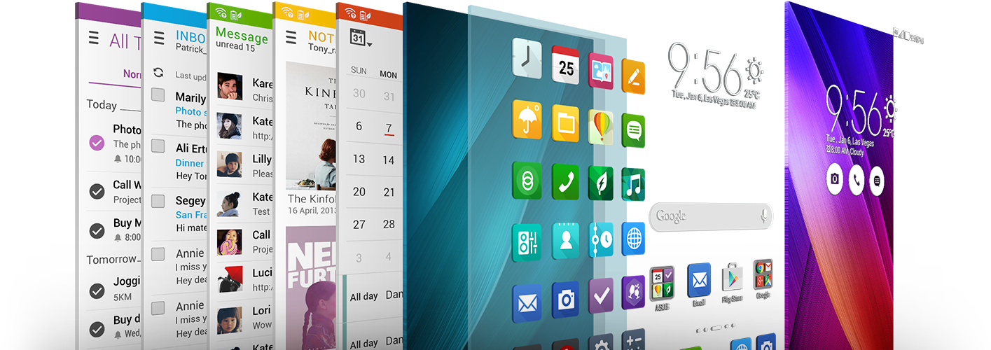 A Simpler, Smarter, More Personalized Zenui Experience - Smartphone (1436x499), Png Download