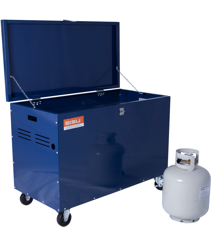3 Tank Propane Cart - Machine (800x761), Png Download