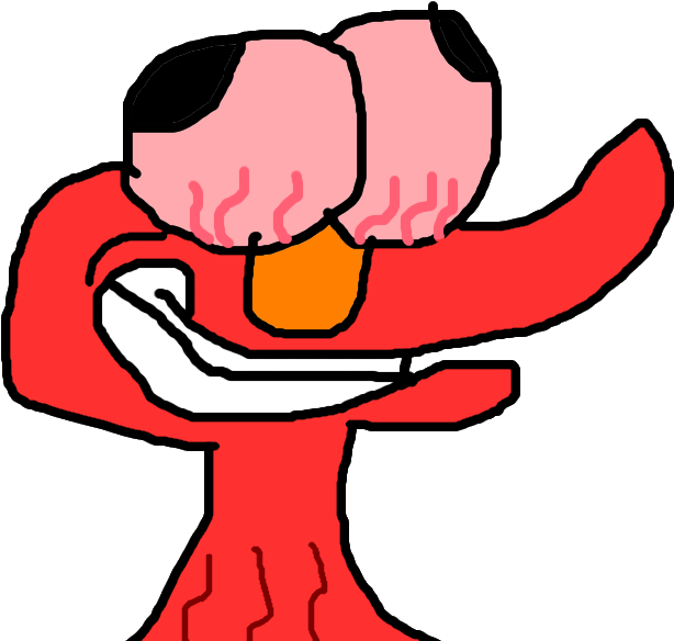 Elmo Face Png (800x600), Png Download