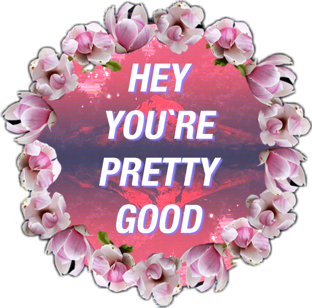Flowers Quotes Crown Tumblr Wallpaper Hearts Cute Love - Floral Design (1024x1013), Png Download