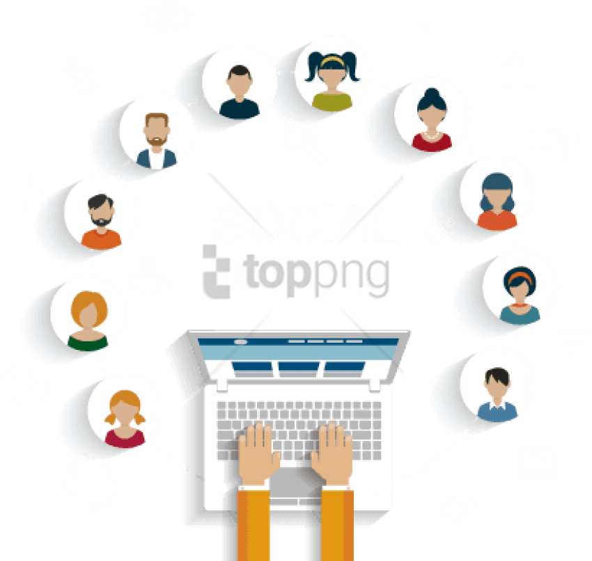 Free Png Download Dicari Social Media Marketing Png - Social Network (850x805), Png Download