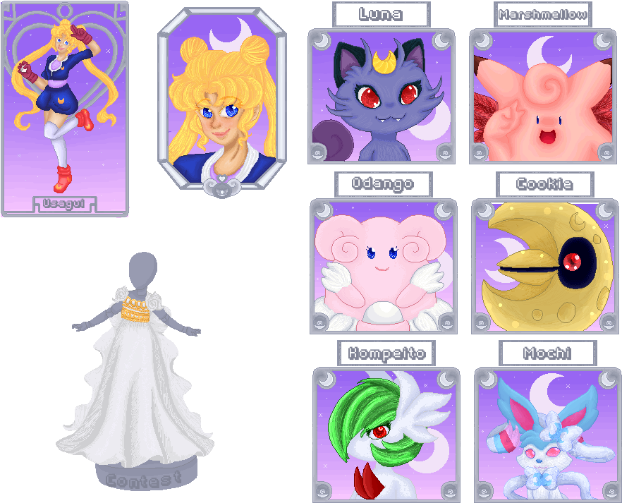 Pokemon Trainer Usagui Pixel - Cartoon (890x725), Png Download