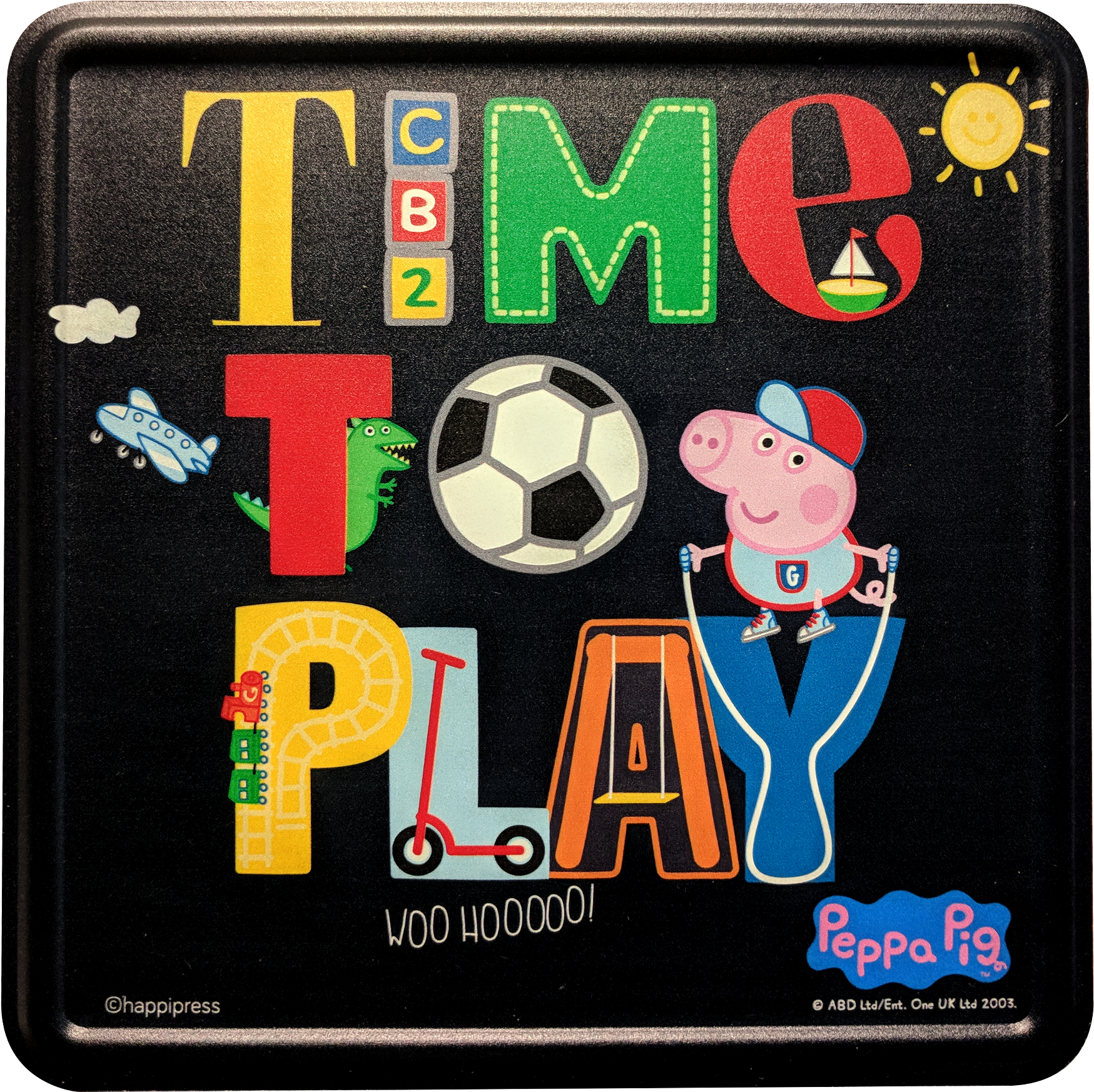Bottle Green George Time To Play Door Sign - Cartoon (2480x3508), Png Download