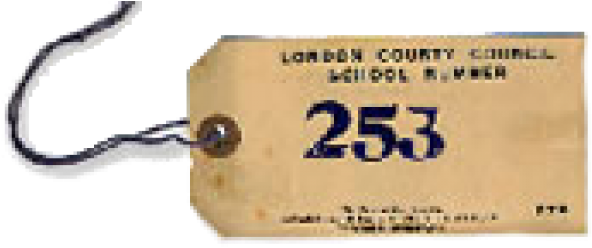 Ww2 Evacuee Tag - Evacuee Name Tag (600x600), Png Download