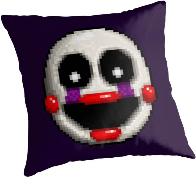 Adventure Puppet Pixel Art" Throw Pillows - Throw Pillow (875x875), Png Download