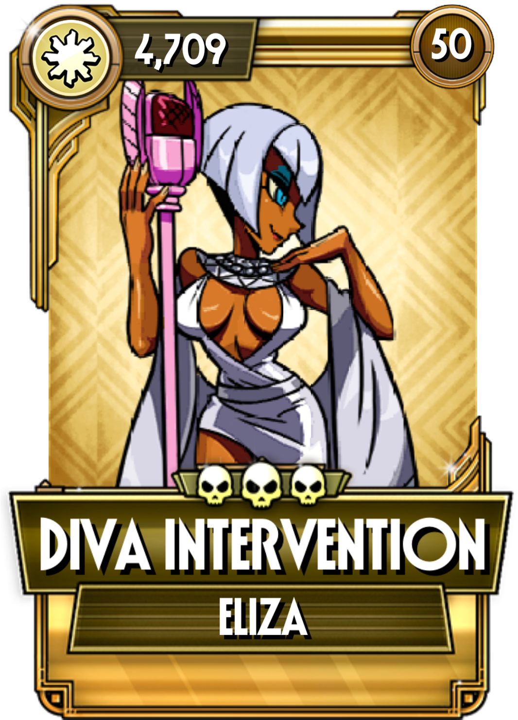 Diva Intervention - Skullgirls Valentine Silent Kill (1260x1660), Png Download