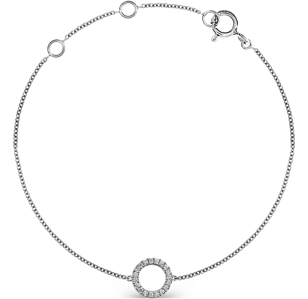 White Gold Bracelet, Pu14016-obd V - Necklace (1200x1200), Png Download