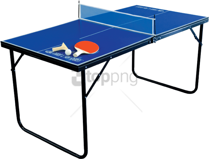 Free Png Table Tennis Table Small Png Image With Transparent - Mini Ping Pong Table (850x648), Png Download