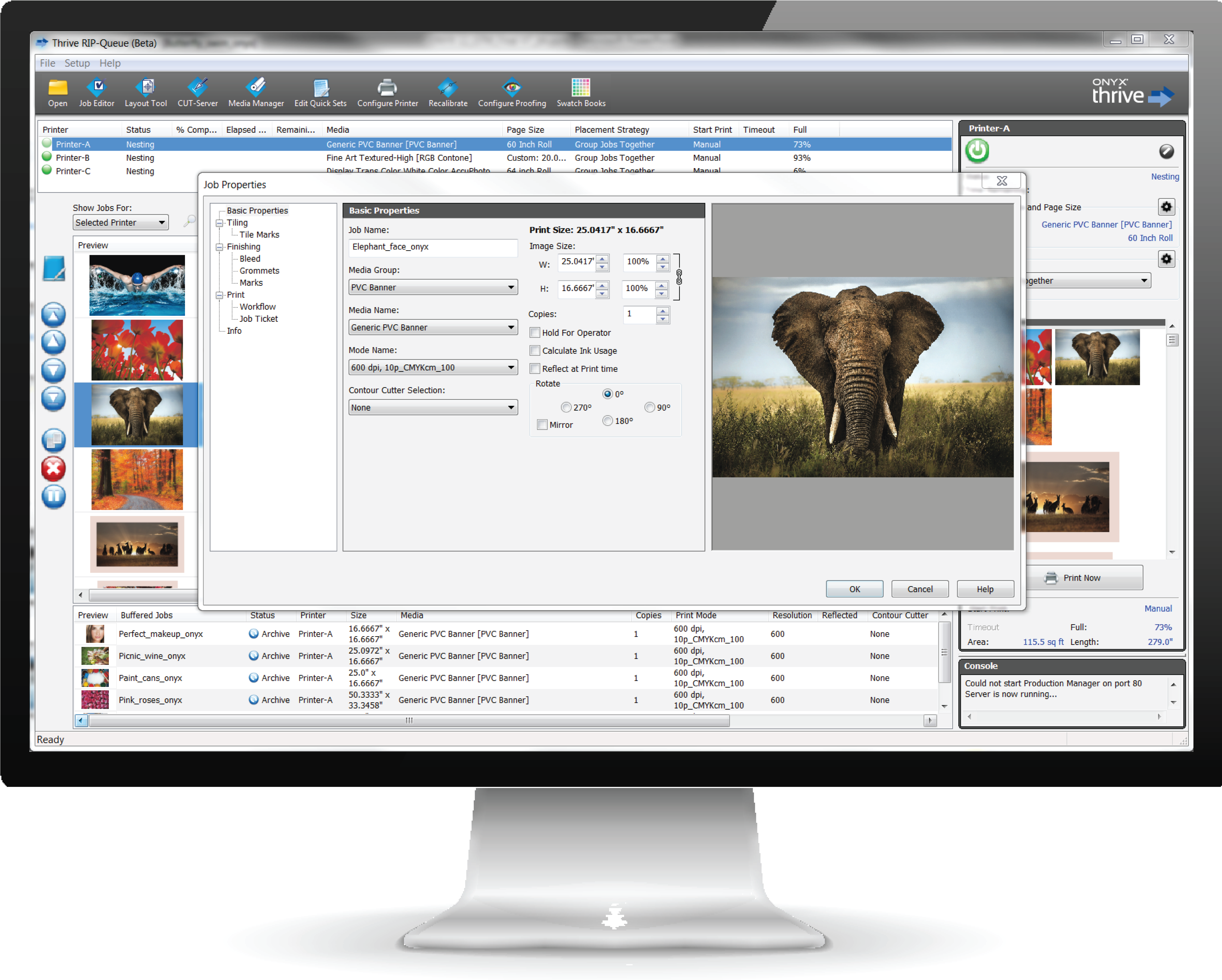 Click To Enlarge - Onyx Ripcenter Epson Edition (4491x3610), Png Download