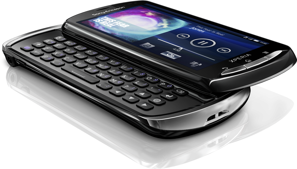 Sony Ericsson 'shifting Entire Portfolio To Smartphones' - Sony Ericsson Xperia Pro (1024x600), Png Download