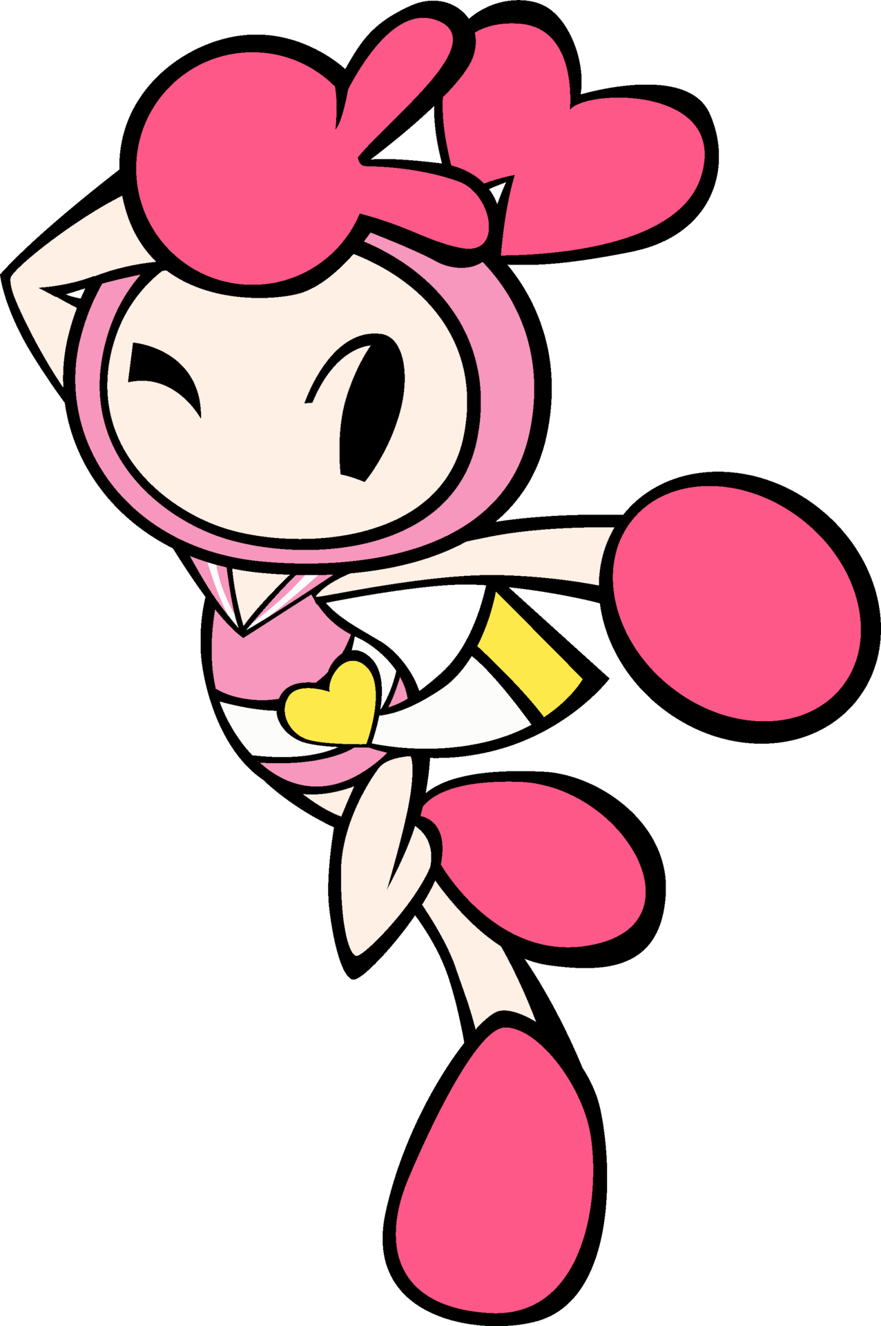 Super Bomberman R, Super Bomberman, Nintendo Switch, - Super Bomberman R Pink (1276x1920), Png Download