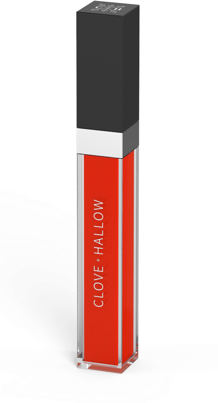 Clove And Hallow Lip Velvet In Fiesta - Perfume (750x1493), Png Download