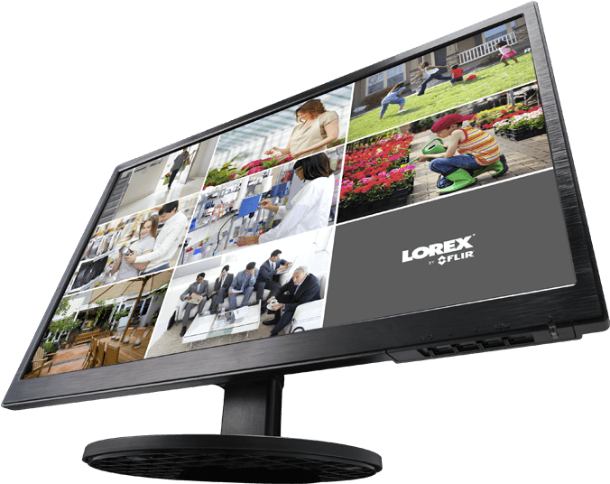 24inch Led Backlit Lcd Security Monitor For Security - Led-backlit Lcd Display (900x600), Png Download