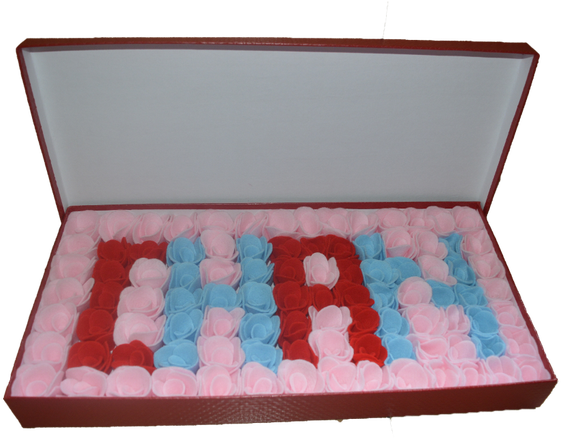 Flower Box Bunga Flanel Size Xl - Box (700x465), Png Download