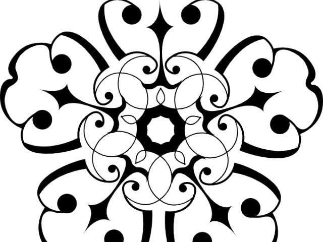 Bw Clipart Flower - Mehndi Sikhne Ka Tarika Bataye (640x480), Png Download