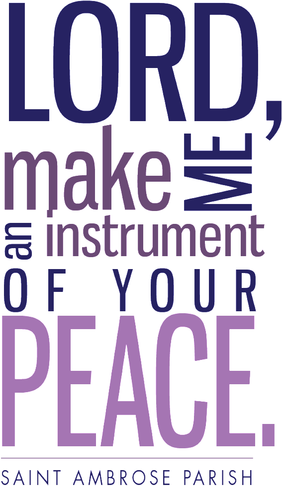 Lent15 Instrument Of Peace Logostambrose2015 02 17t23 - Descriptive Words (698x1024), Png Download