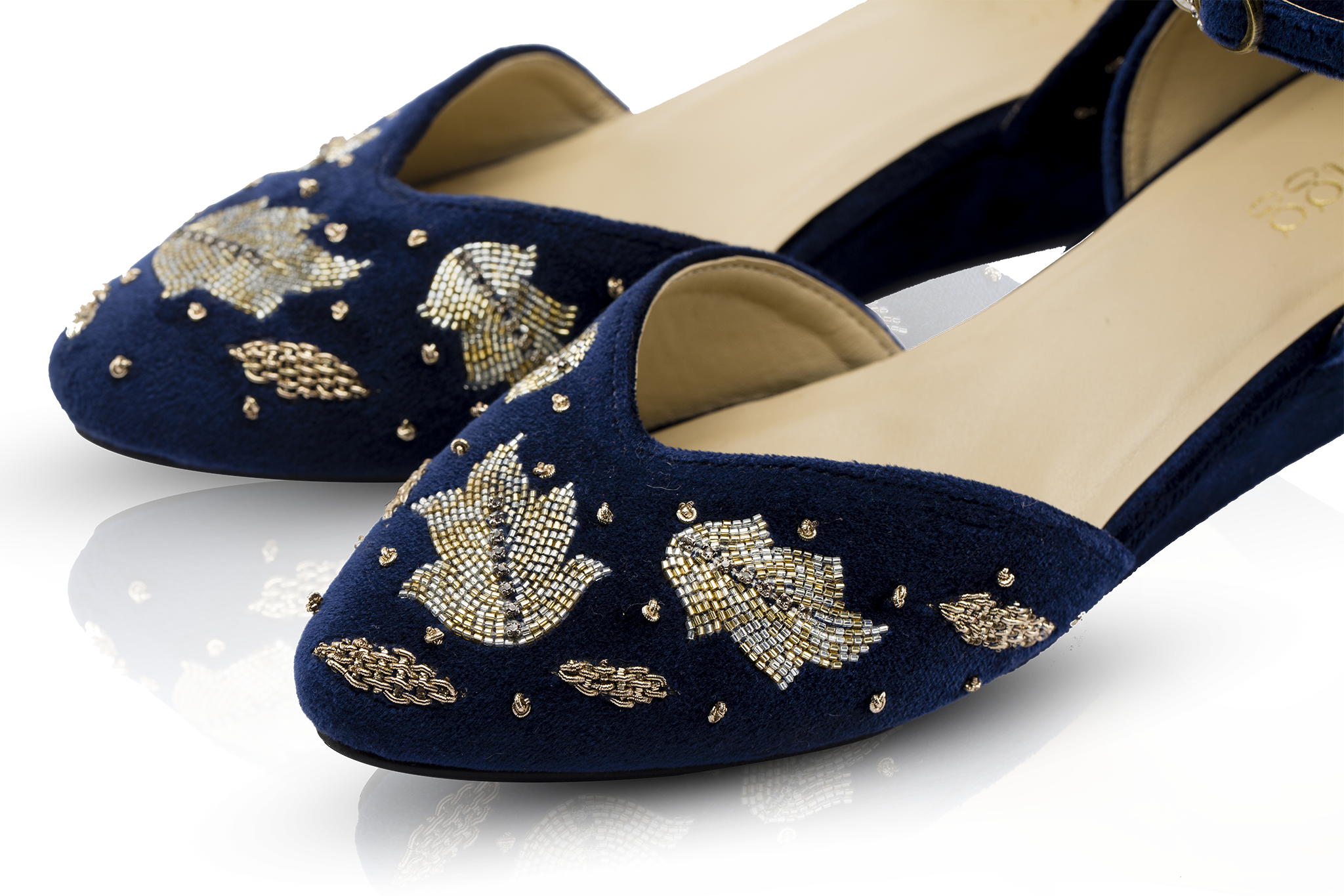 Midnight Petals Blue - Basic Pump (2048x1365), Png Download